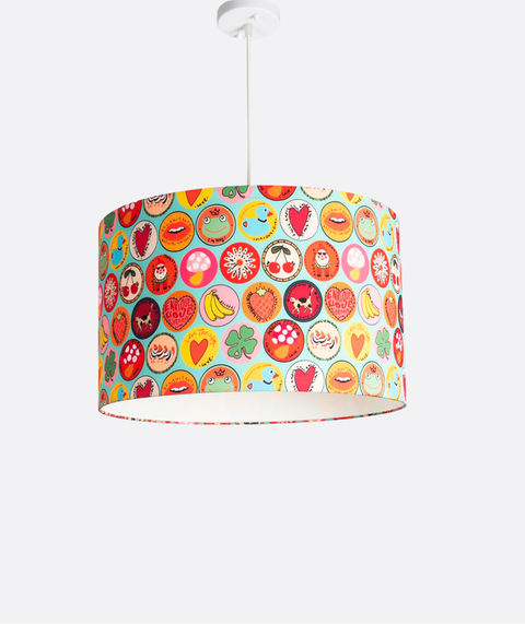 Modern Kids Printed Shade Pendant
