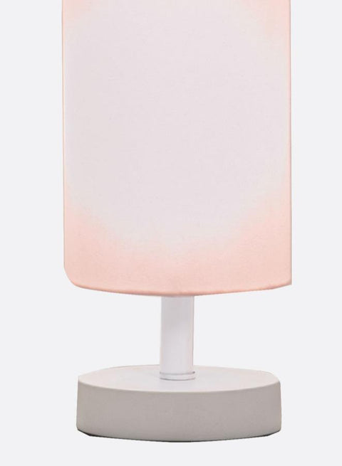 Modern Pink Powder Cylinder Table Lamp