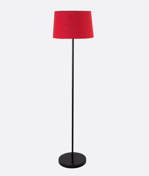 Modern Red And Black Torchiere