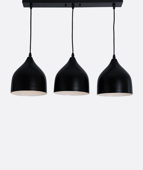 Essential Black Track Pendent