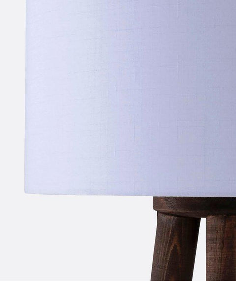 Boho White Tripod Floor Lamp