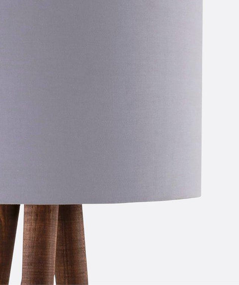 Boho Grey Tripod Floor Lamp