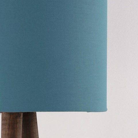 Boho Turquoise Tripod Floor Lamp