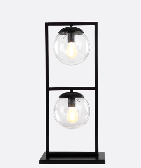 Modern Transparent Glass Balls Table Lamp