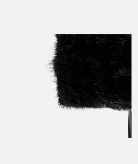 Stylish All Black Torchiere