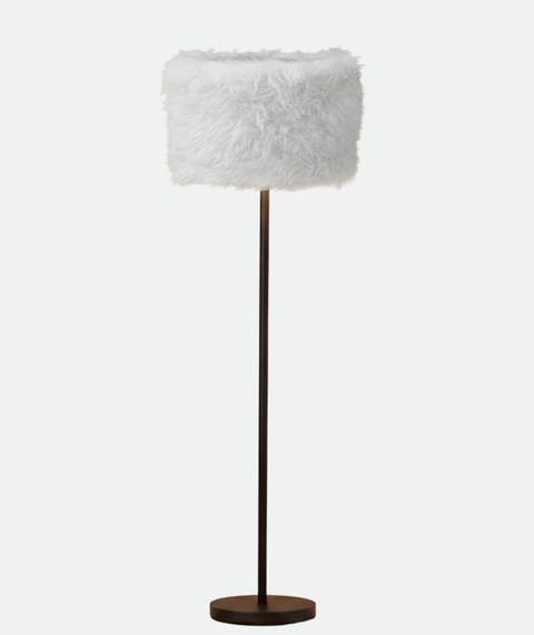 Stylish White Torchiere