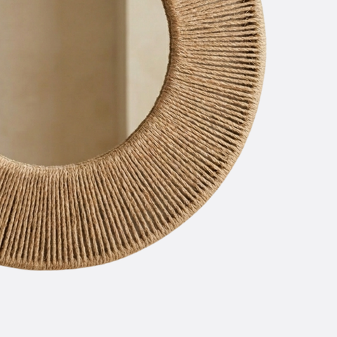 Boho Jute Ropes Mirrorc