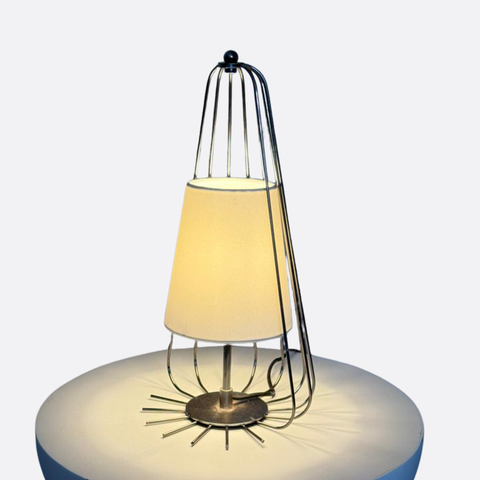 Modern Geometric Metal Table Lamp