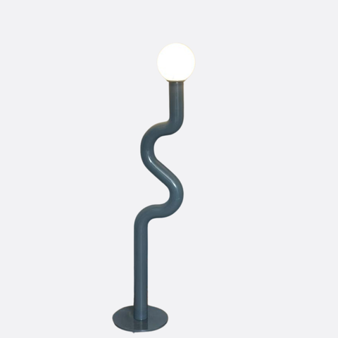 Modern Copper Brown Floor Lamp