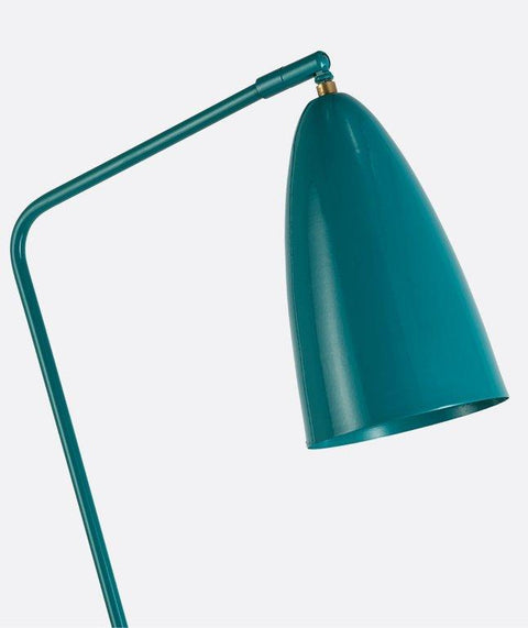 Modern Turquoise Tripod Floor Lamp