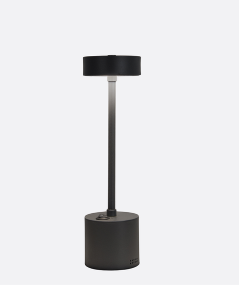 Grey Metal Table Lamp