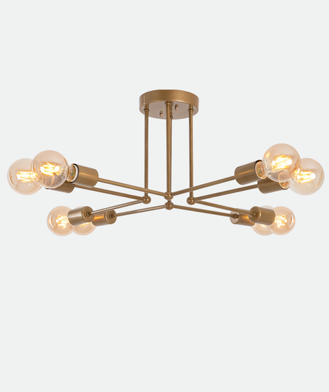 Islamic Gold Branched Chandelier