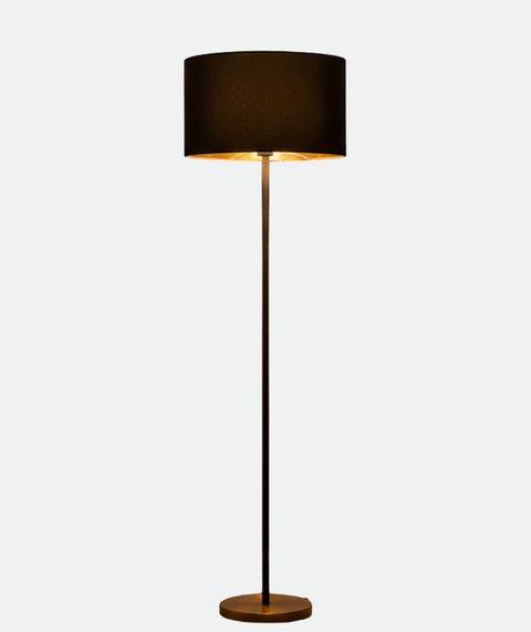 Classic Black & Gold Torchiere