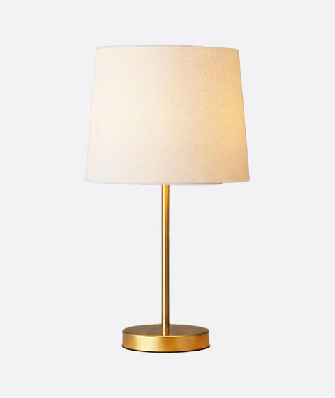 Classy White And Gold Table Lamp