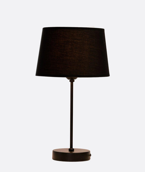 Minimal All Black Table Lamp