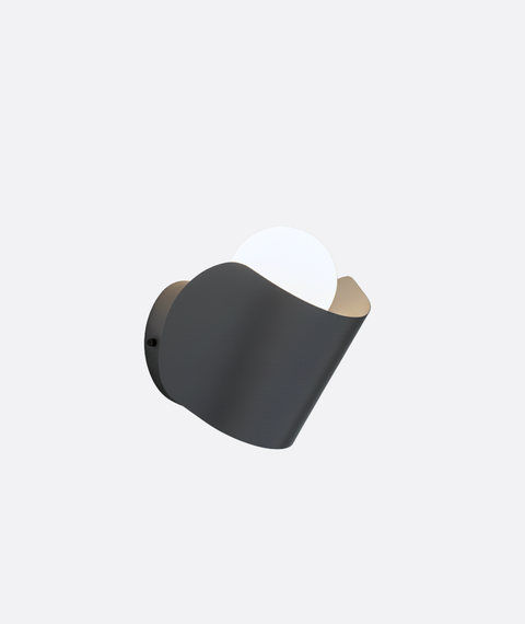 Minimalist Grey Wall Lamp