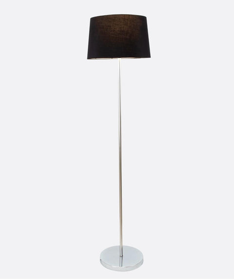 Modern Black And Silver Floor Lamp