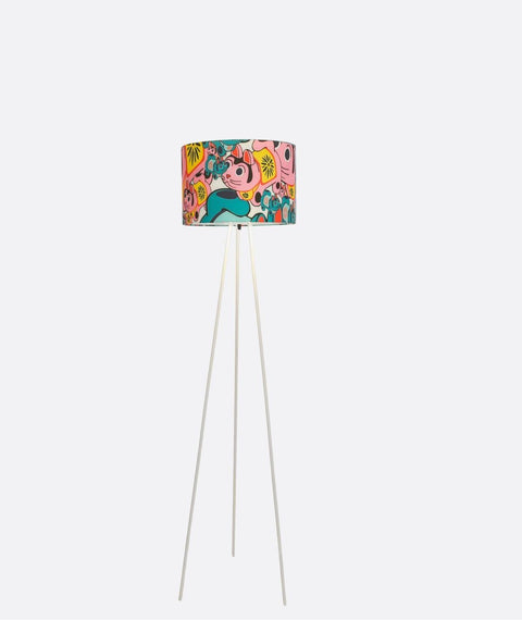 Decorative Kids White Floor Light