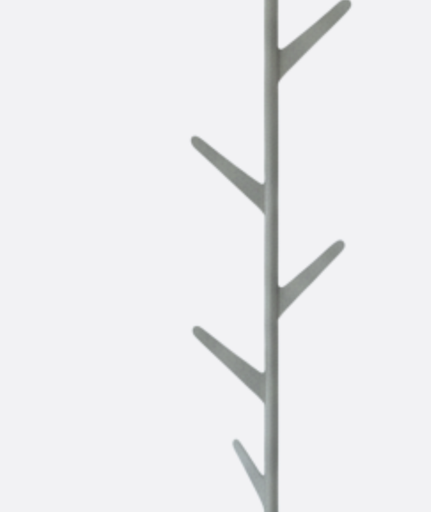 Elegant gray vertical floor-to-ceiling Hanger