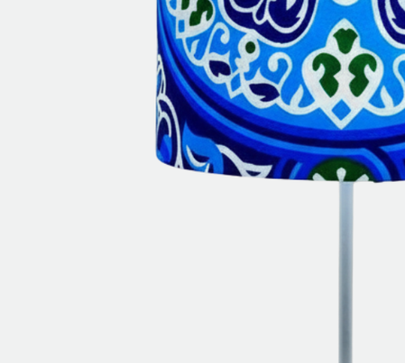 Printed Shaded Table Lamp
