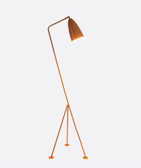 Modern Peach Tripod Floor Lamp