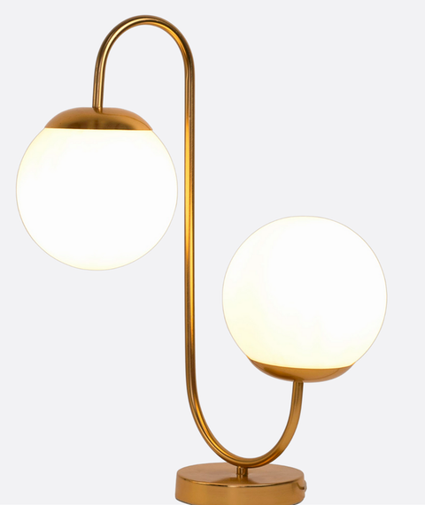 Modern Glass Globe Table Lamp