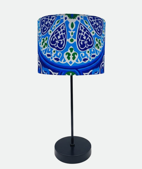 Printed Shaded Modern Table Lamp