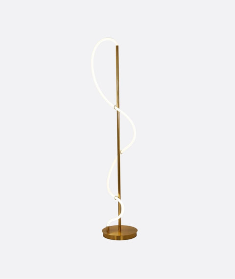 Gold LED Floor Lamp