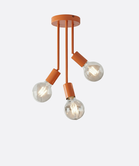 Minimalist Orange Ceiling Lamp
