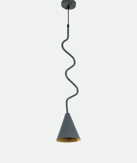 Single Pendant Grey Celling Unit