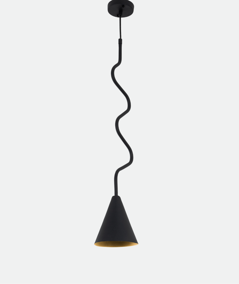 Single Pendant Black Celling Unit