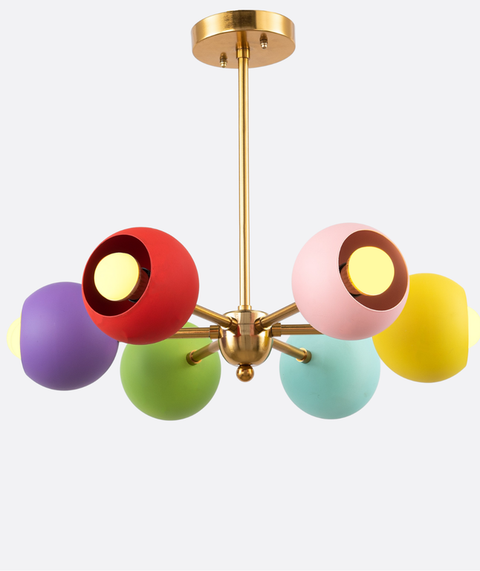 Multi Color Sputnik Chandelier