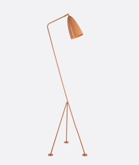 Modern Peach Tripod Floor Lamp