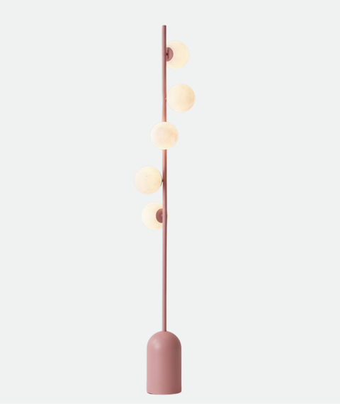 Modern Pink Powder Floor Lamp