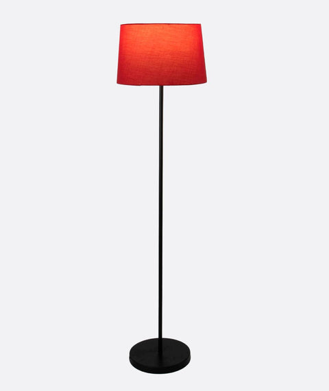 Modern Red And Black Torchiere