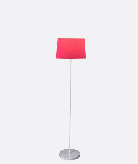 Modern White And Pink Torchiere