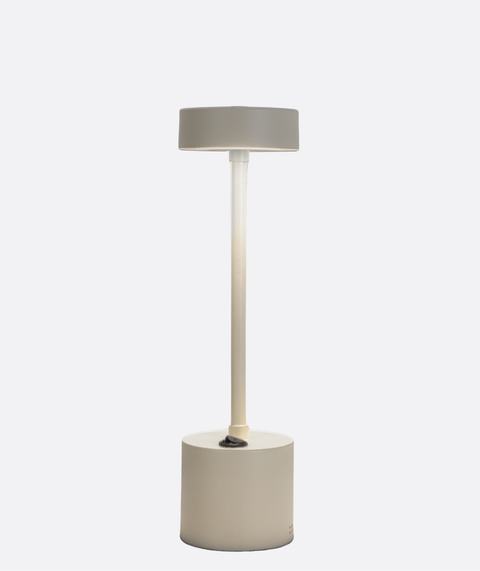 White Metal Table Lamp
