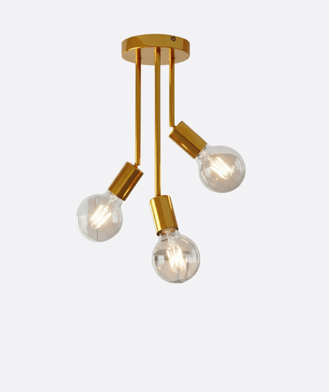 Minimalist Gold Ceiling Lamp