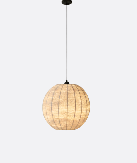 Creamy Handmade Shaded Ceiling Pendant