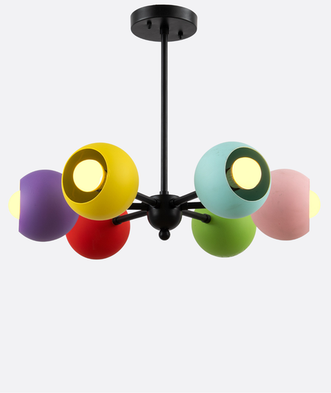 Multi Color Sputnik Chandelier