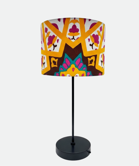 Printed Shaded Modern Table Lamp