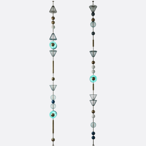 Modern Pharaonic floor-to-ceiling Partition