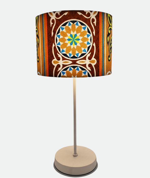 Printed Shaded Table Lamp