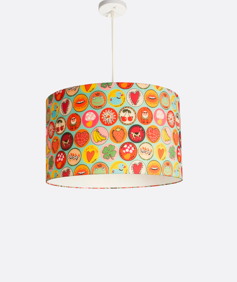 Modern Kids Printed Shade Pendant
