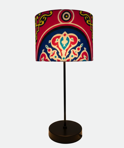 Printed Shaded Modern Table Lamp