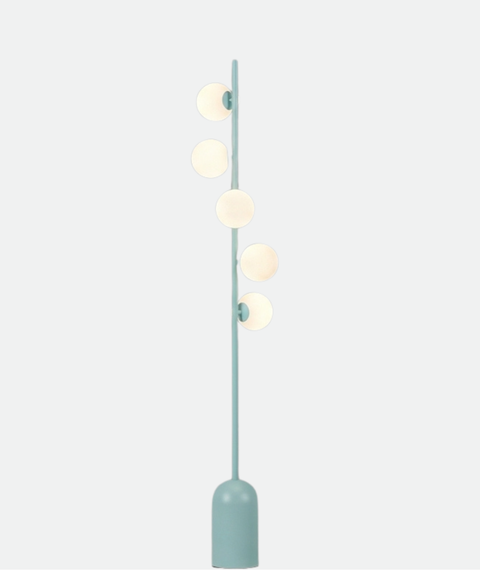 Modern Baby Blue Floor Lamp
