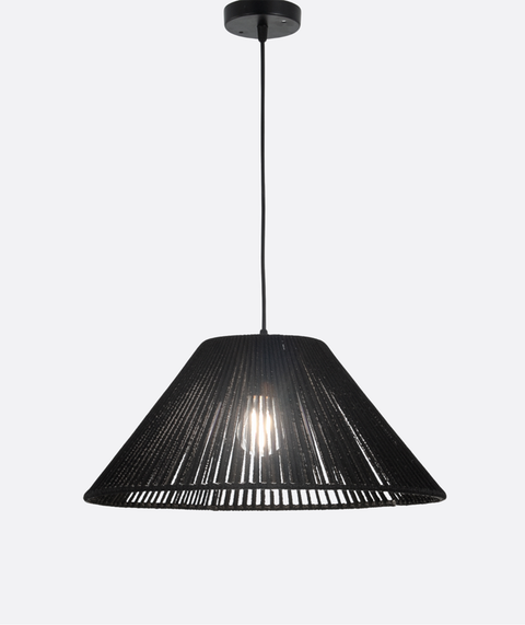Modern Black Single Pendant