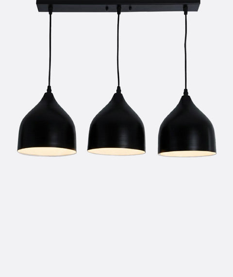 Essential Black Track Pendent