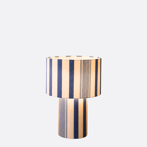 Coastal White and Blue Table Lamp