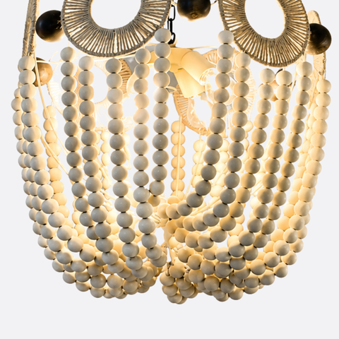 Boho Beaded Chandelier